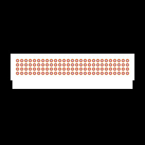 TMM-127-01-F-Q-RA Footprint
