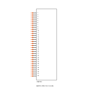 TMM-132-01-S-S-RA Symbol
