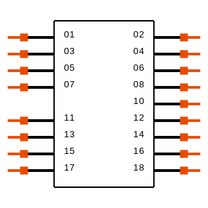TMMH-109-01-L-D-ES-009 Symbol