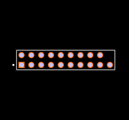 TMMH-110-01-F-D-020 Footprint