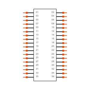 TMMH-118-04-F-D Symbol