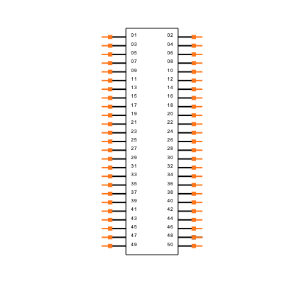 TMMH-125-01-F-D-RA Symbol