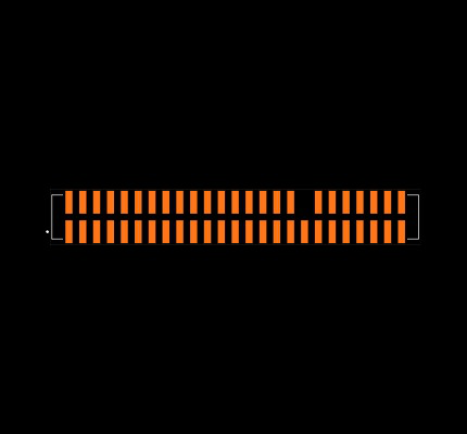 TMMH-125-01-SM-DV-ES-036 Footprint