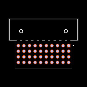 TMMS-110-01-S-Q-RA Footprint
