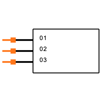 TMS-103-01-T-S-RA Symbol