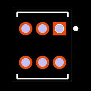 TMS-103-56-G-D Footprint