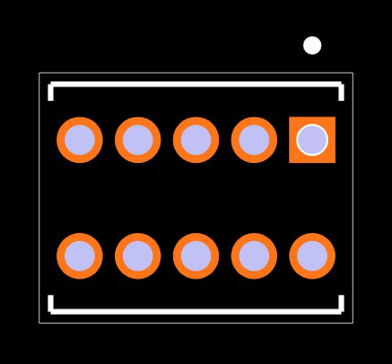 TMS-105-02-L-D Footprint