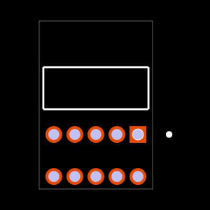 TMS-105-02-L-D-RA Footprint