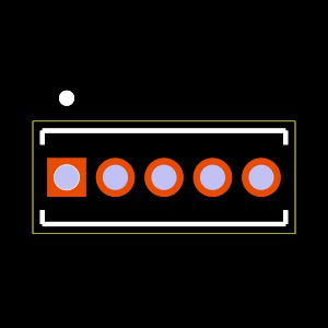 TMS-105-54-S-S Footprint