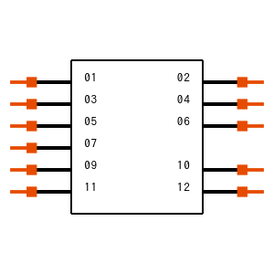 TMS-106-01-S-D-008 Symbol
