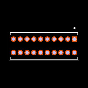 TMS-110-01-F-D Footprint