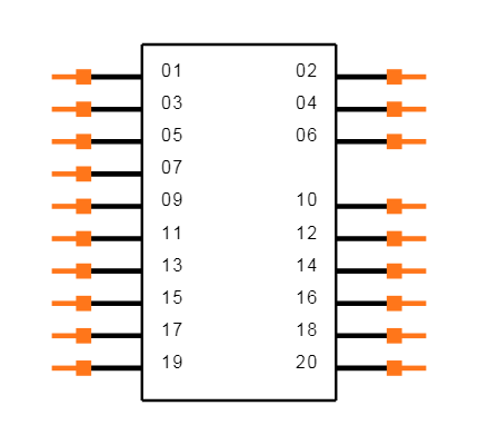 TMS-110-02-S-D-008 Symbol