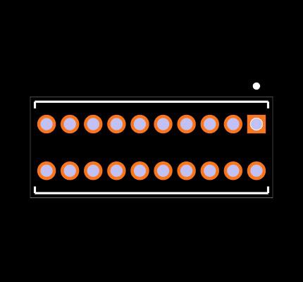 TMS-110-21-L-D Footprint