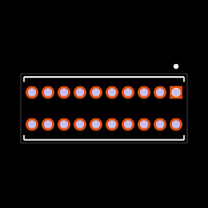 TMS-110-52-T-D Footprint