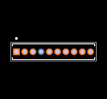 TMS-110-58-L-S Footprint
