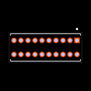 TMS-110-59-S-D Footprint