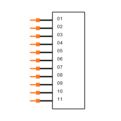 TMS-111-01-G-S Symbol