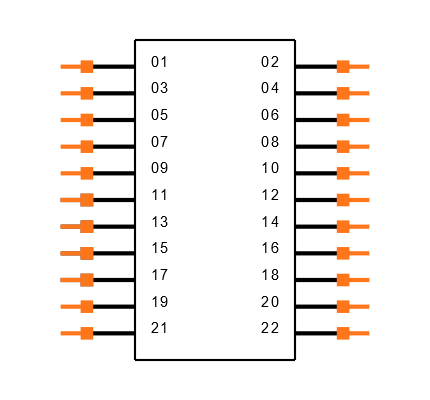 TMS-111-03-G-D-RA Symbol