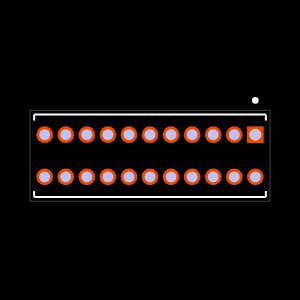 TMS-111-21-S-D Footprint