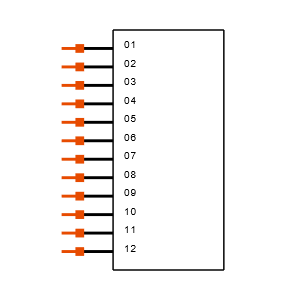 TMS-112-01-F-S Symbol