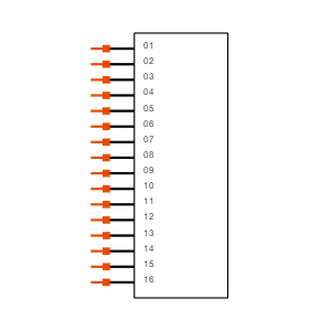 TMS-116-51-G-S Symbol