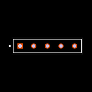 TS-105-G-AA Footprint