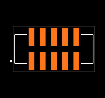 TSH-105-01-F-DV Footprint