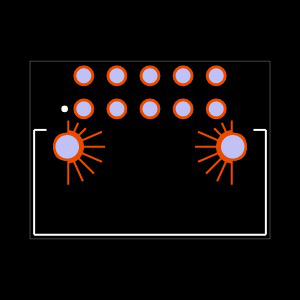 TSH-105-01-F-RA-SL Footprint