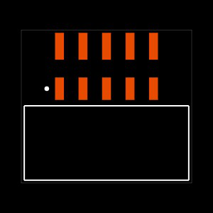 TSH-105-01-T-DH Footprint