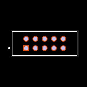 TSH-105-04-G-D Footprint