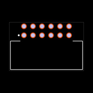 TSH-106-01-L-RA Footprint