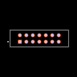 TSH-107-01-G-D Footprint