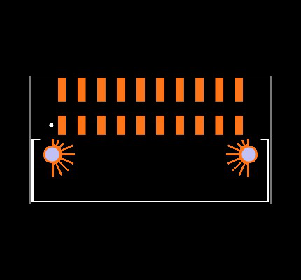 TSH-110-01-S-DH-SL Footprint