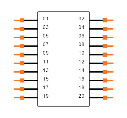 TSH-110-01-S-DH-SL Symbol