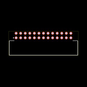 TSH-113-01-L-RA Footprint