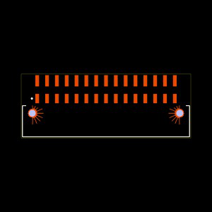 TSH-115-01-FM-DH-SL Footprint