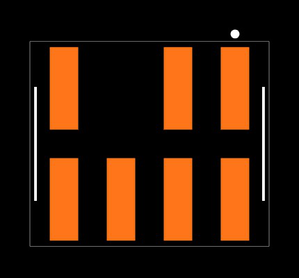 TSM-104-01-L-DV-005 Footprint