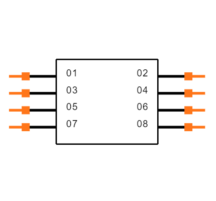 TSM-104-03-L-DH-SL Symbol