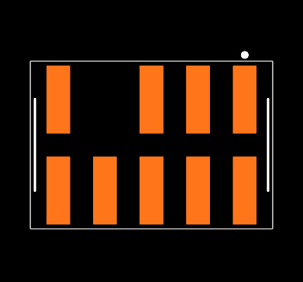 TSM-105-01-L-DV-007 Footprint