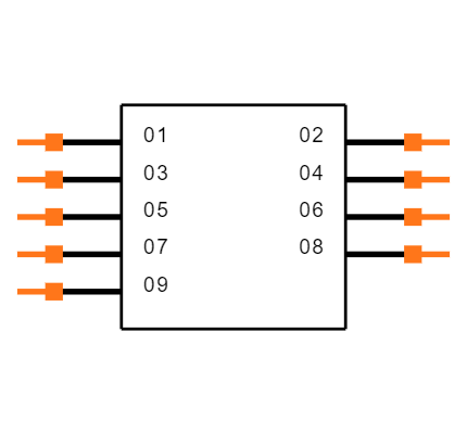 TSM-105-01-T-DH-010-TR Symbol