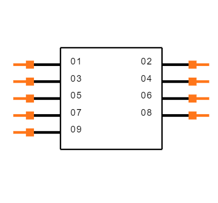 TSM-105-02-LM-DV-A-010-P-TR Symbol