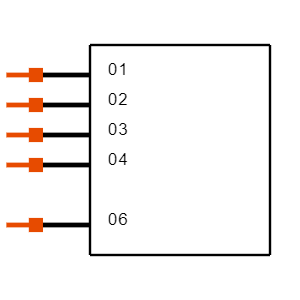 TSM-106-01-F-SH-A-005 Symbol