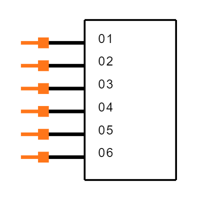 TSM-106-01-FM-SV-P Symbol
