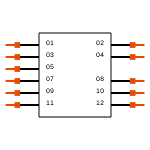TSM-106-01-T-DH-SL-006-K-TR Symbol