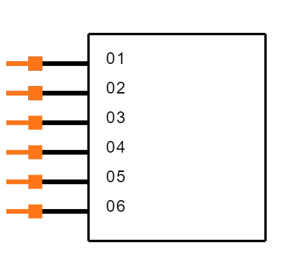 TSM-106-04-L-SH-P Symbol