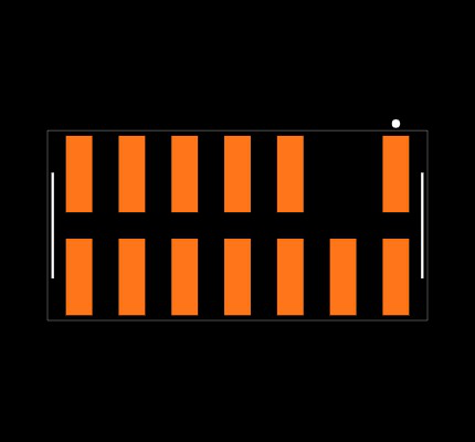 TSM-107-01-L-DV-003 Footprint