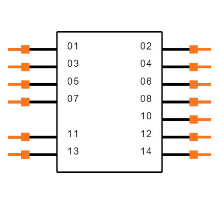 TSM-107-01-LM-DH-LC-009 Symbol