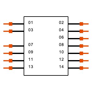 TSM-107-01-S-DV-005 Symbol