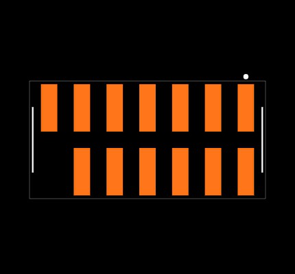 TSM-107-01-T-DV-014 Footprint