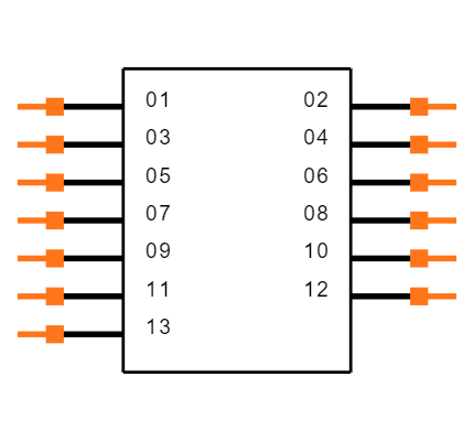 TSM-107-01-T-DV-014 Symbol